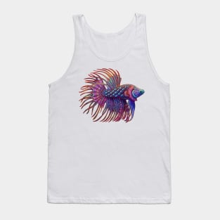 Betta Fish Zentangle Tank Top